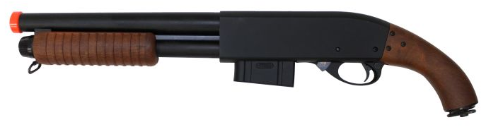 A&K 870 Sawed Off Spring Airsoft Shotgun